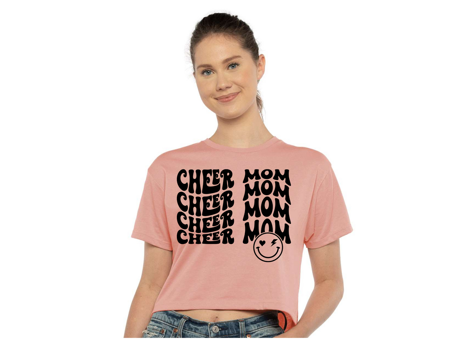 Cheer Mom Crop Top Shirt