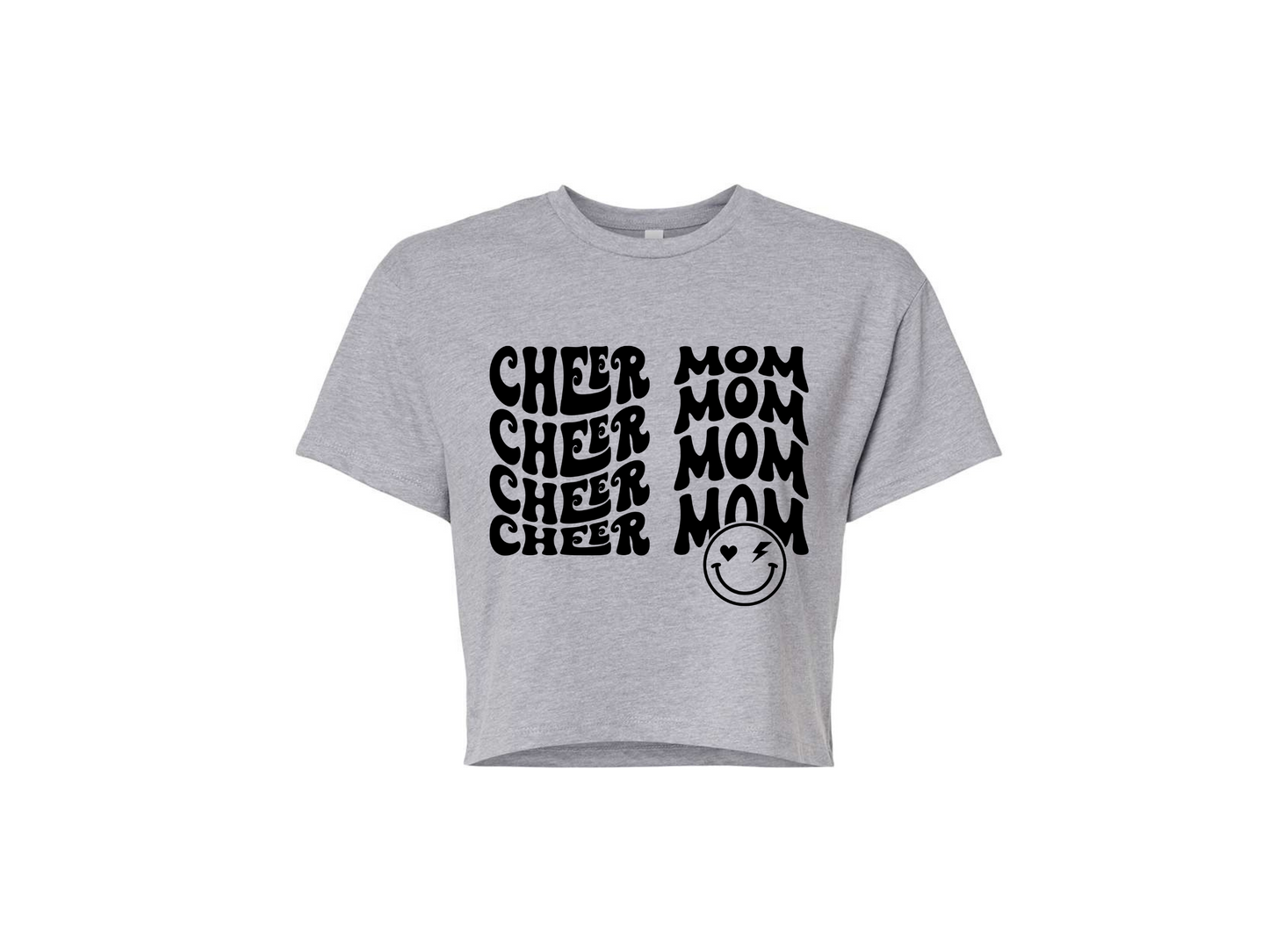 Cheer Mom Crop Top Shirt