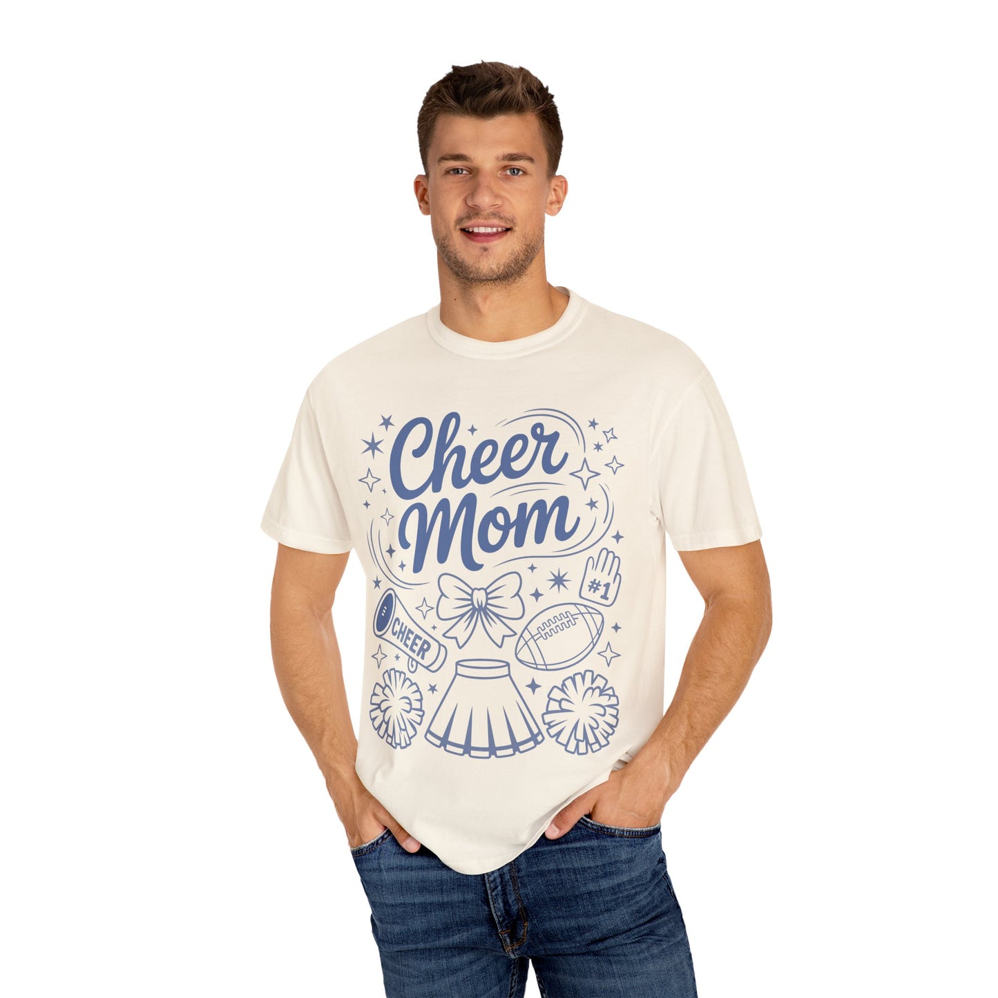 Cheer Mom Shirt, Unisex Cheerleading T-Shirt, Gift for Cheer Moms, Sportswear for Moms, Cheer Mom Tee
