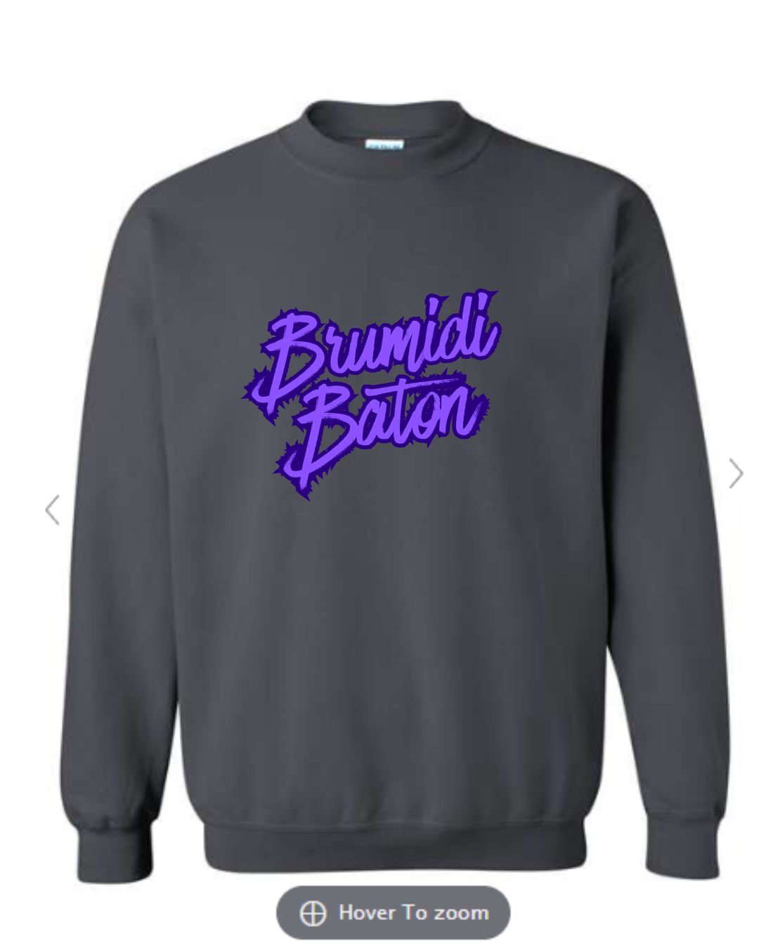 Brumidi Crew Neck Sweatshirt - Charcoal
