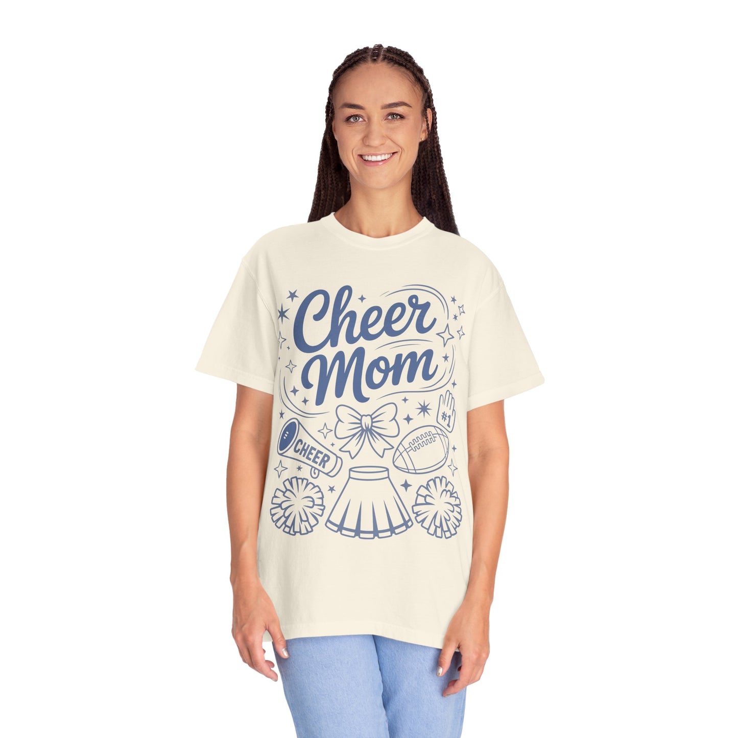 Cheer Mom Shirt, Unisex Cheerleading T-Shirt, Gift for Cheer Moms, Sportswear for Moms, Cheer Mom Tee
