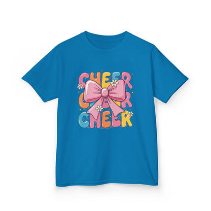 Kids Cheerful Bow Tee, Colorful Kids T-Shirt, Playful Graphic Tee, Fun Gift for Children, Birthday Party Shirt