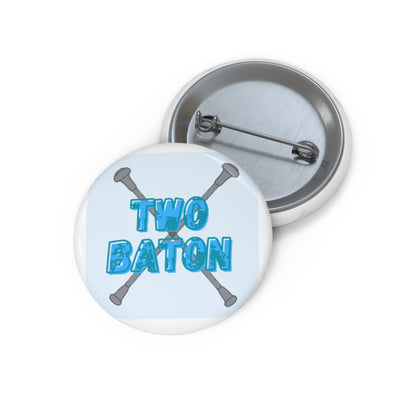 Two Baton Button