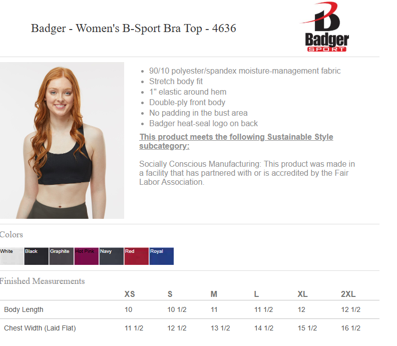 Brumidi Sports Bra