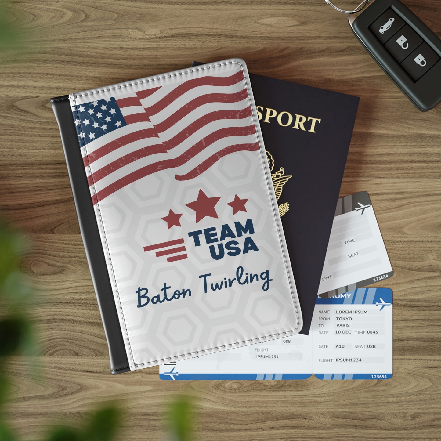Team USA Baton Twirling Passport Cover